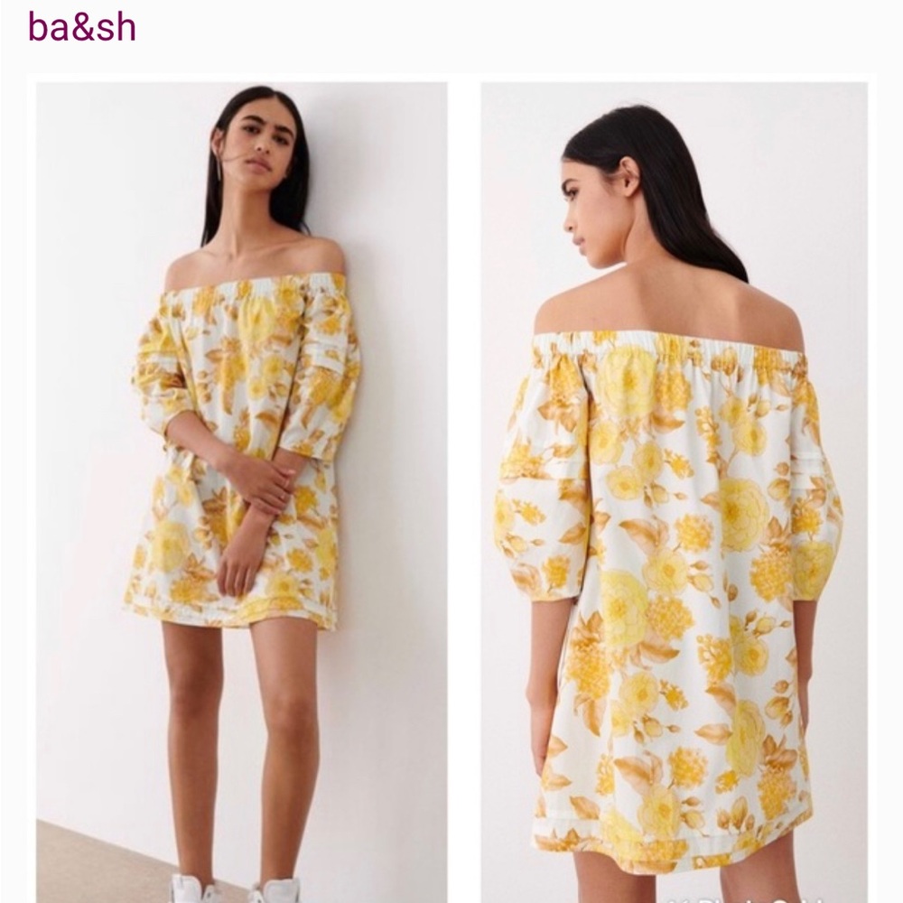 ba & sh Floral Mini Dress